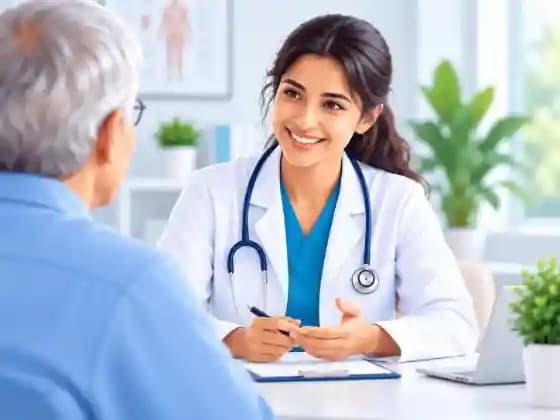 Healthcare guidance illustration
